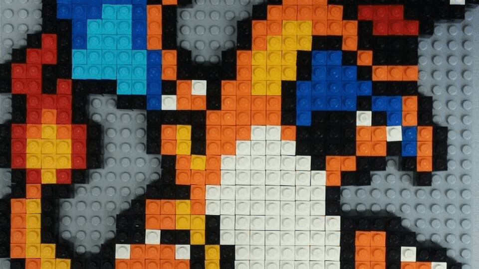 The Robot Garage lego mosaics TRG rules! gif